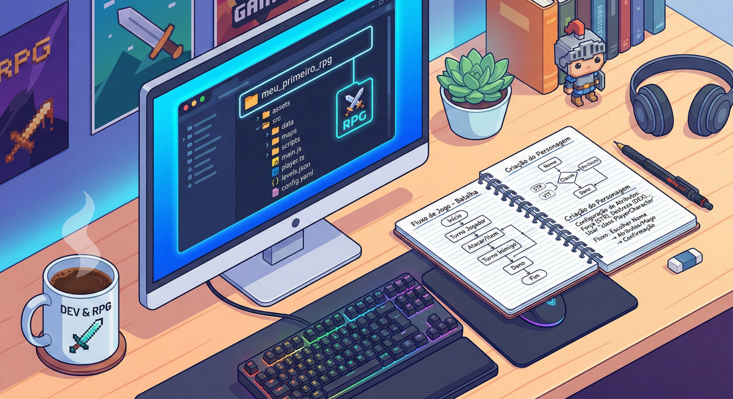 Organização do diretório e backup.