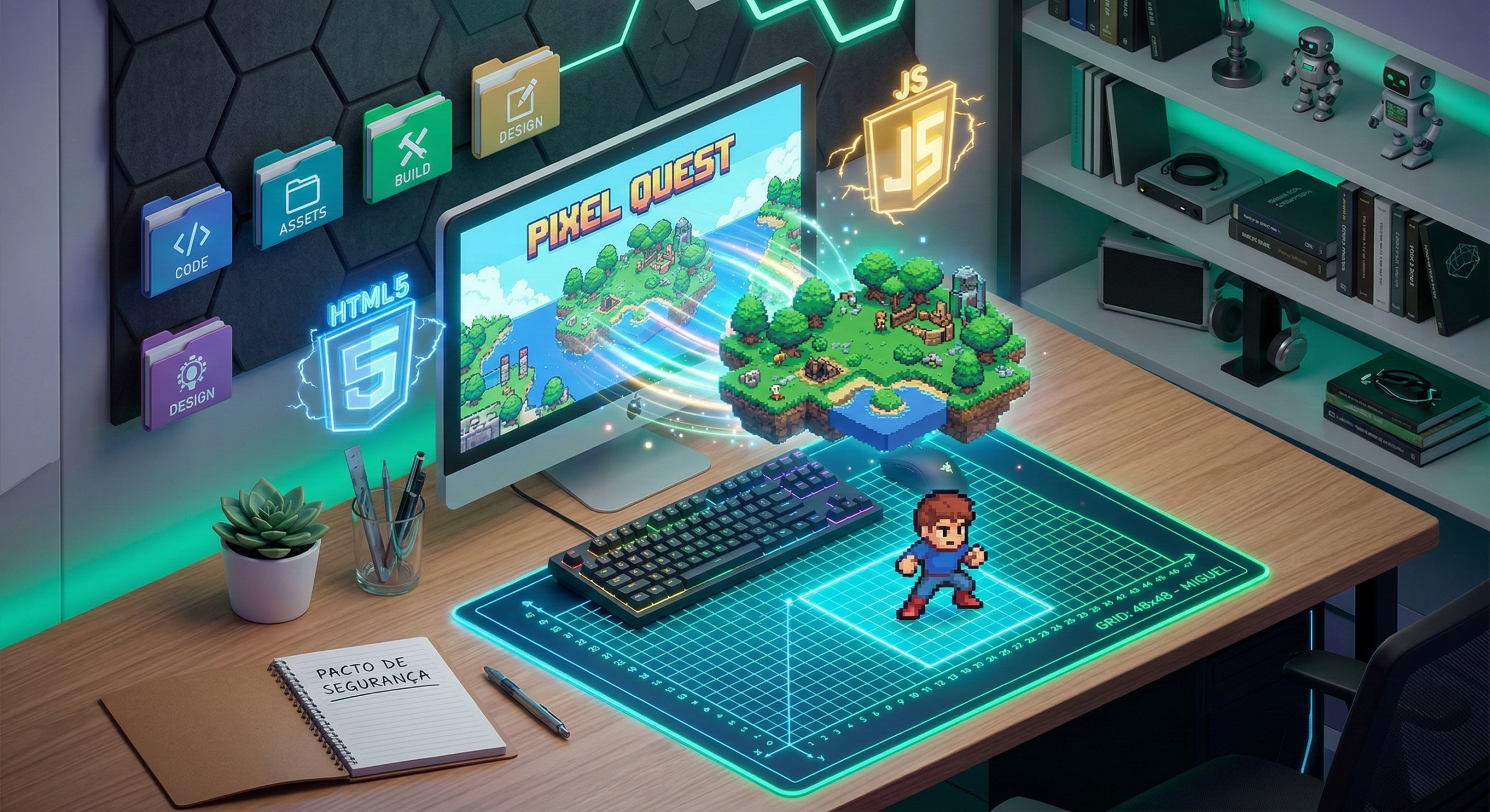 Aula 1 — O Despertar de Lumen: Setup Inicial, Estrutura de Diretórios e a Criação do Seu Primeiro Mapa no RPG Maker MV