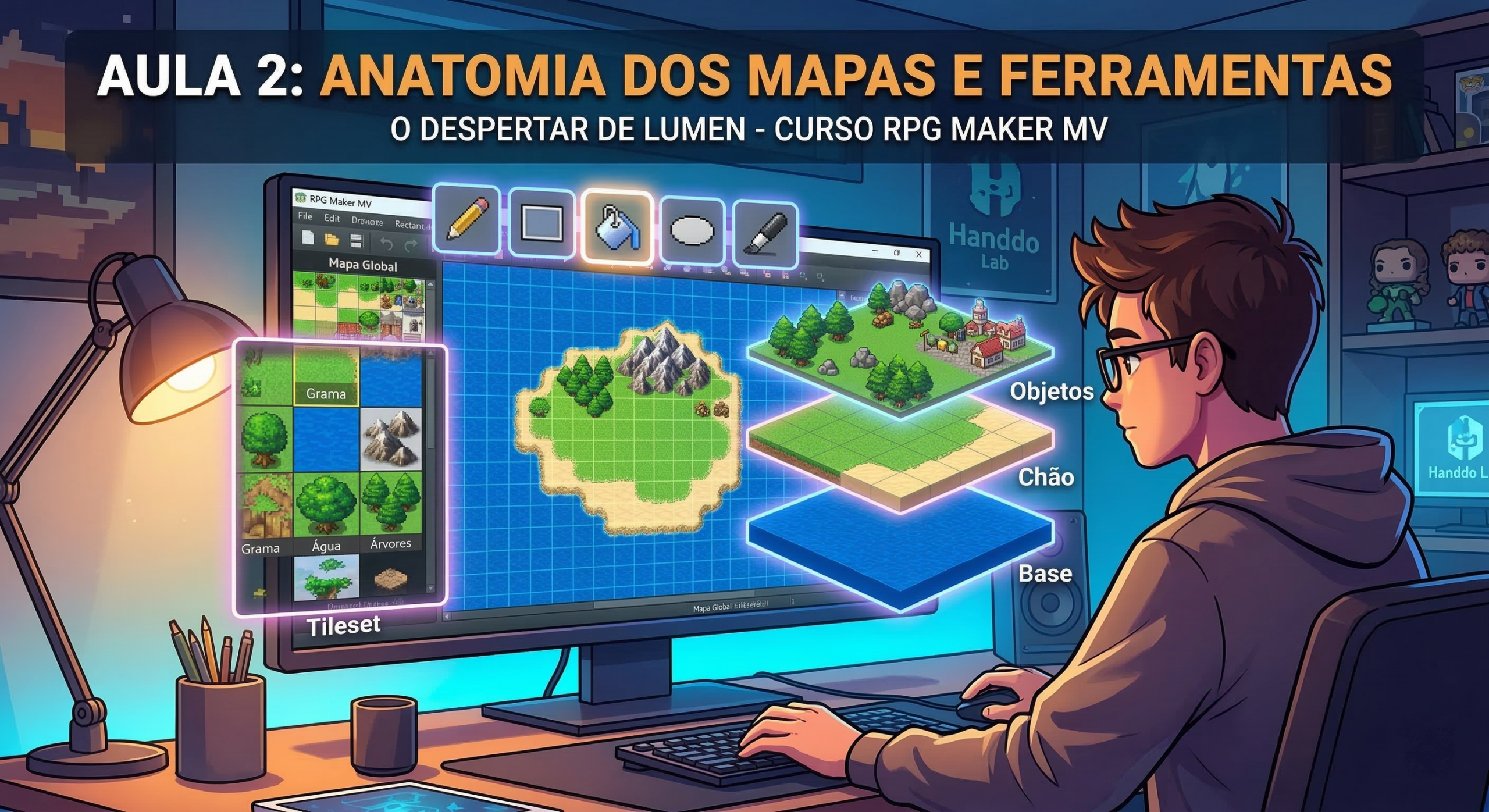 Aula 2: Anatomia dos Mapas e Ferramentas de Desenho