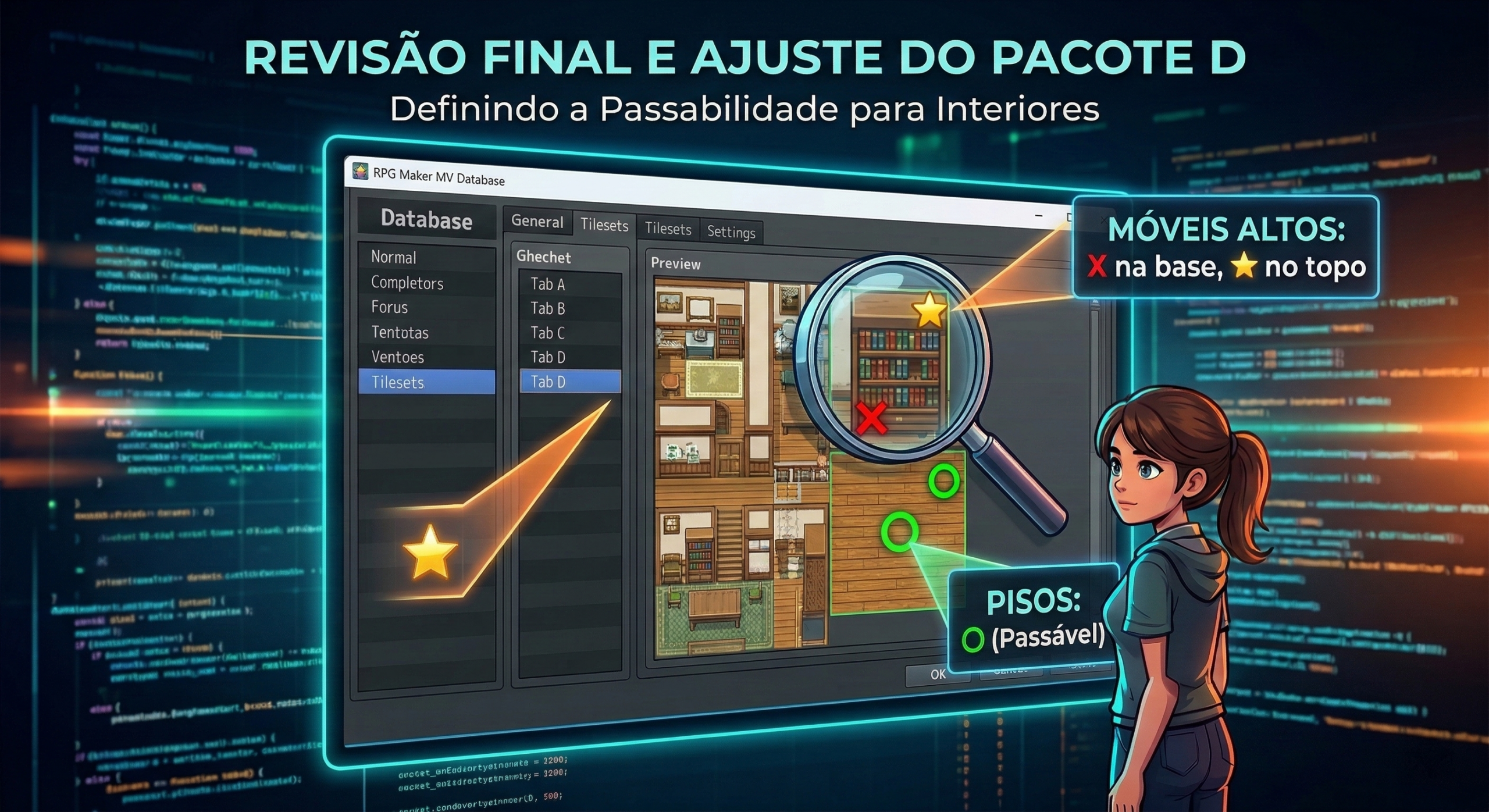 Infográfico educativo da revisão final.